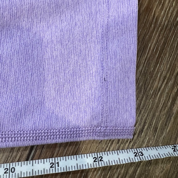 Outdoor Voices TeachSweat Two-Tone Cropped Leggings, Lavender/Blue, Size Small - Picture 5 of 7